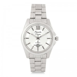 Alexandre Christie AC 8659 Silver White Lady Steel LDBSSSL